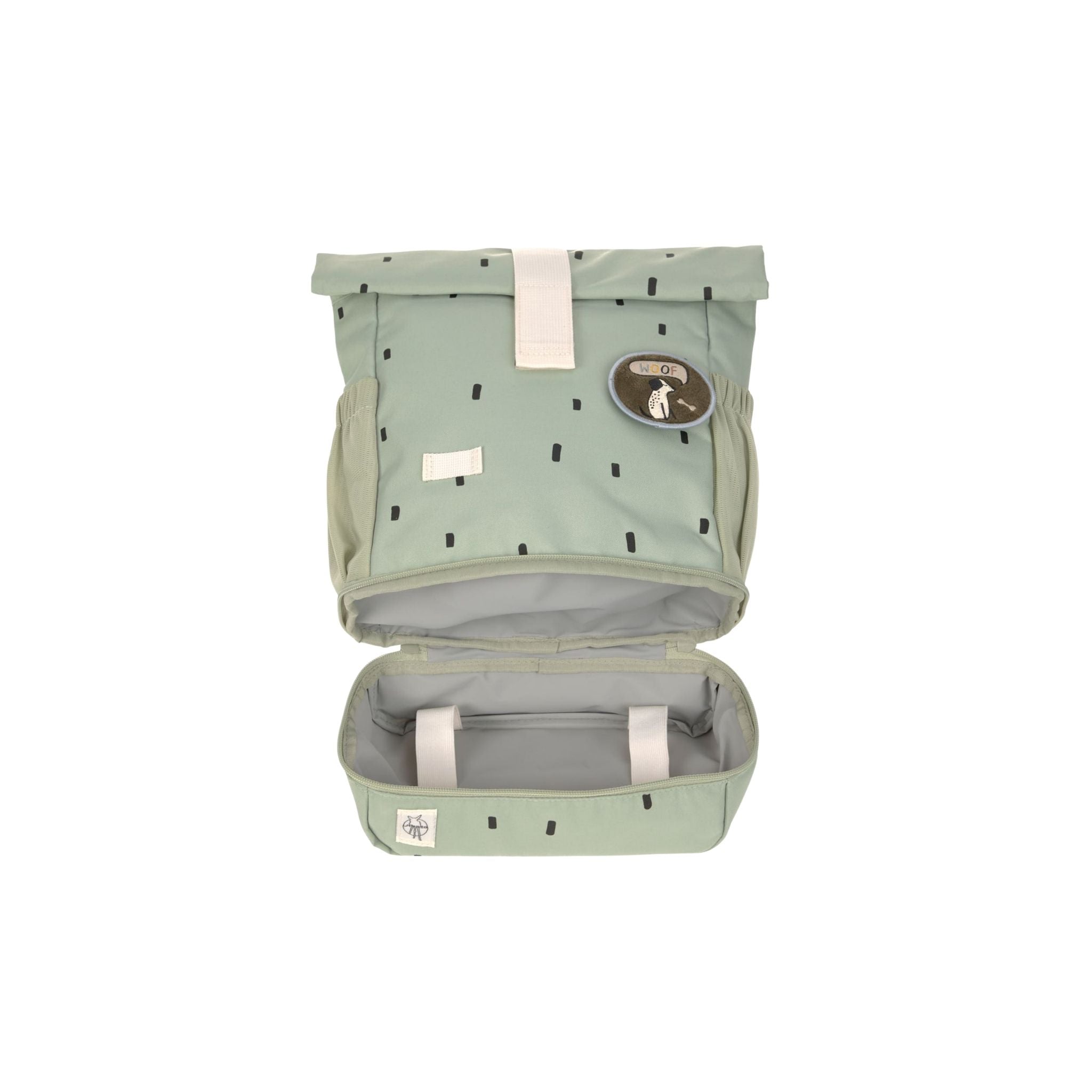 Lassig Happy Prints Mini Rolltop Sırt Çantası Light Olive