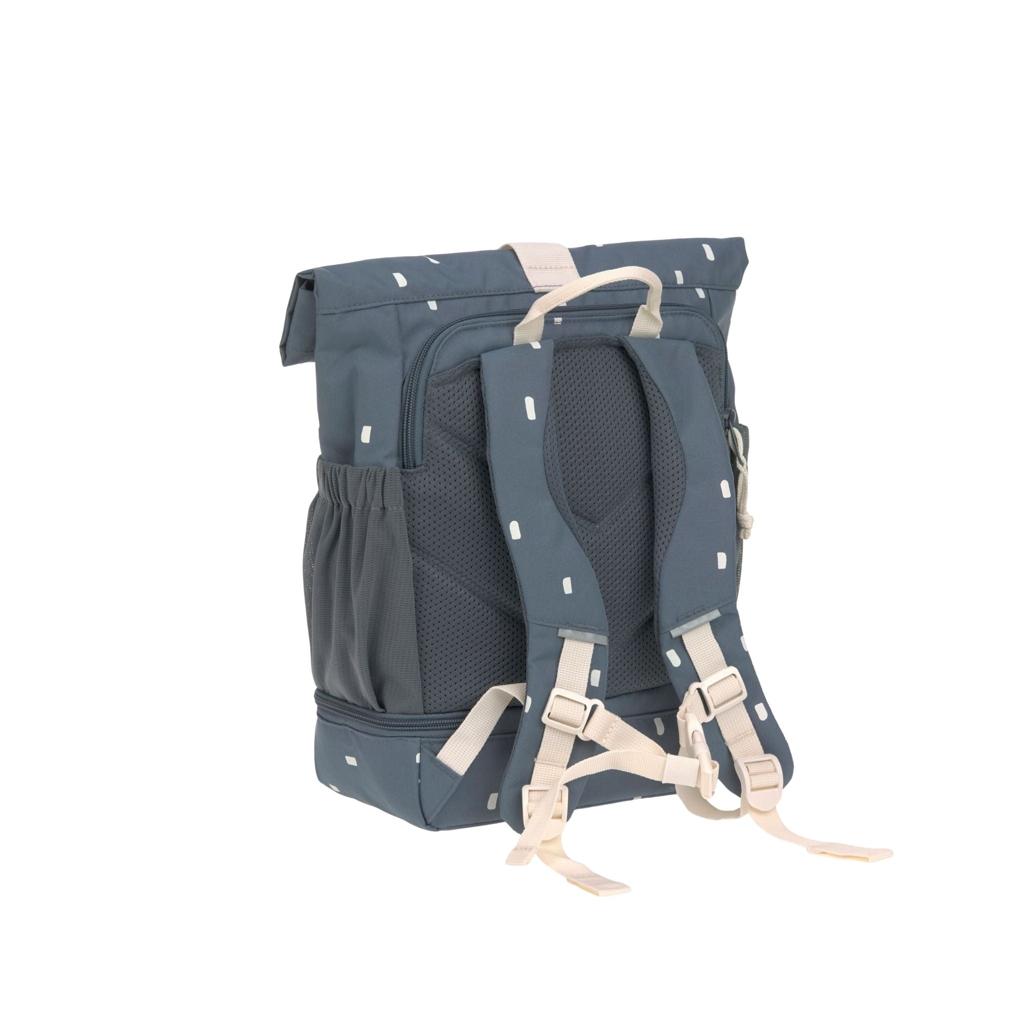 Lassig Happy Prints Mini Rolltop Sırt Çantası Midnight Blue