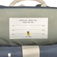 Lassig Happy Prints Mini Rolltop Sırt Çantası Midnight Blue