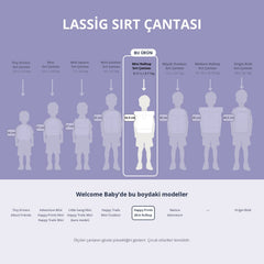 Lassig Happy Prints Mini Rolltop Sırt Çantası Midnight Blue