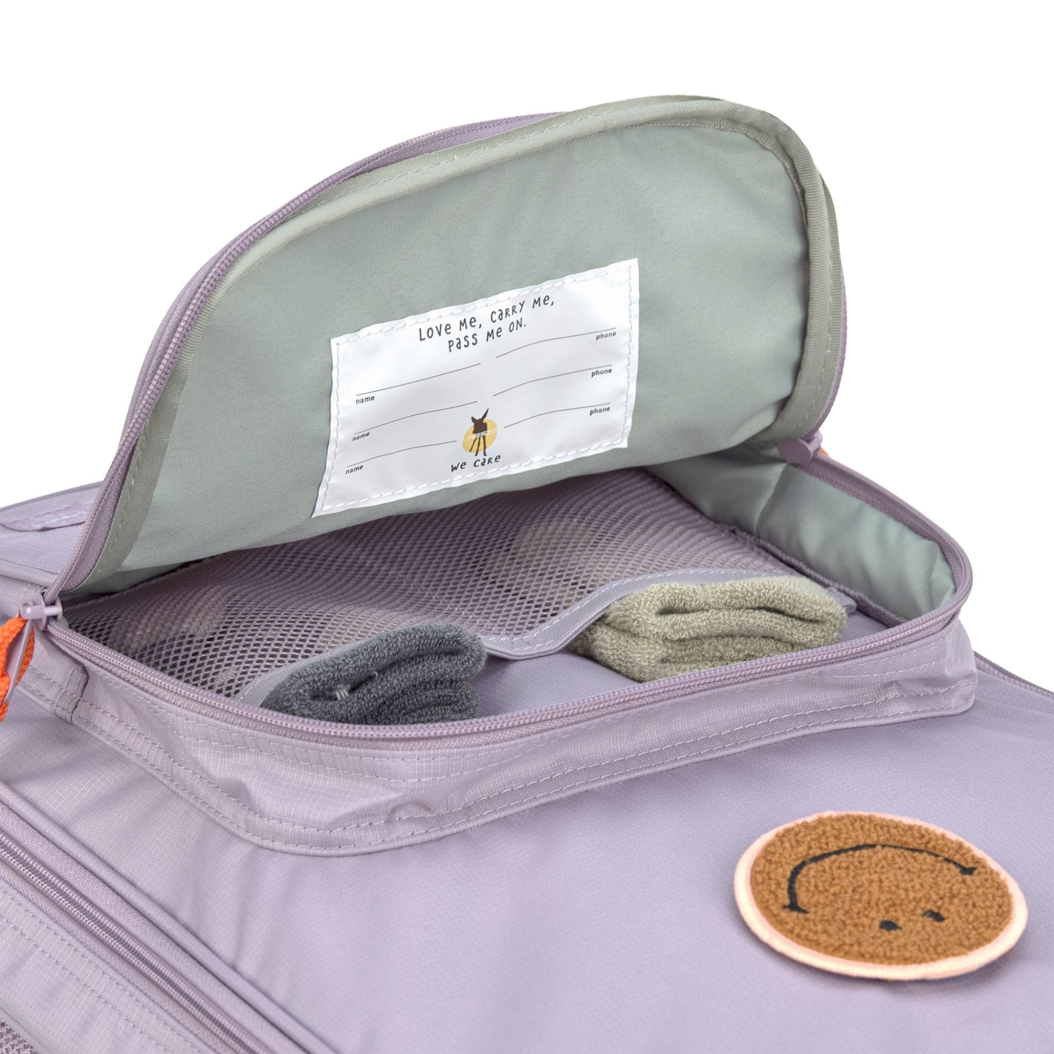 Lassig Little Gang Çekçekli Çanta Lilac