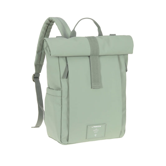 Lassig Rolltop Up Bebek Bakım Sırt Çantası Açık Yeşil