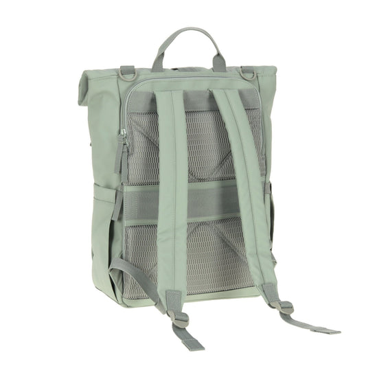 Lassig Rolltop Up Bebek Bakım Sırt Çantası Açık Yeşil 1