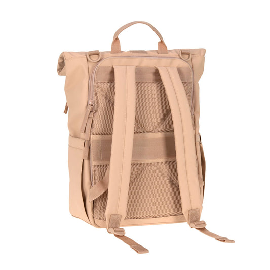Lassig Rolltop Up Bebek Bakım Sırt Çantası Somon 1