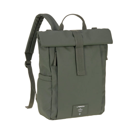Lassig Rolltop Up Bebek Bakım Sırt Çantası Yeşil
