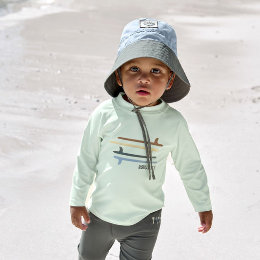 Lassig Surfboards UV Korumalı Uzun Kollu Mayo Tişört Açık Mavi 3