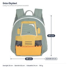 Lassig Tiny Drivers Sırt Çantası Excavator