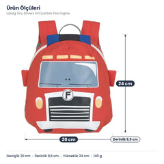 Lassig Tiny Drivers Sırt Çantası Fire Engine