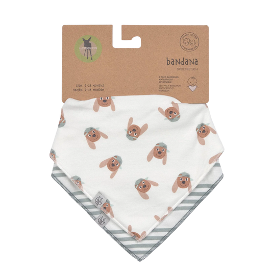 Lassig Tiny Team 2'li Bandana Önlük Köpek Temalı
