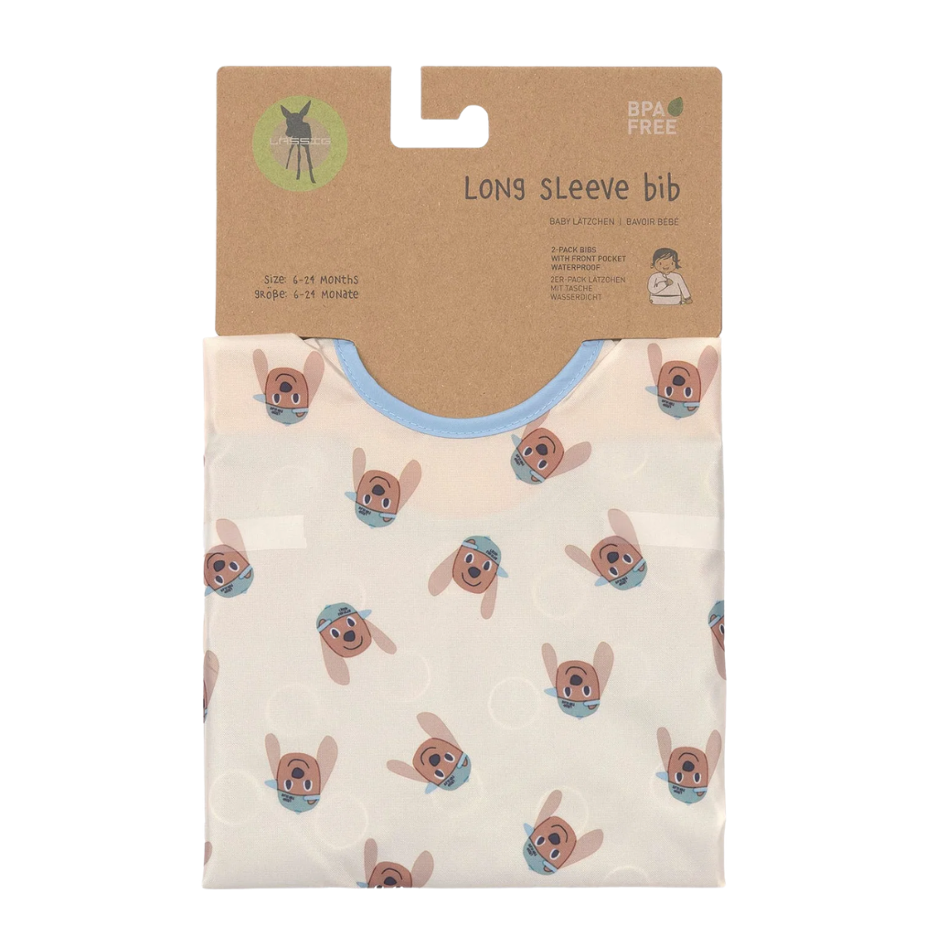 Lassig Tiny Team 2'li Uzun Kollu Mama Önlüğü Köpek Temalı