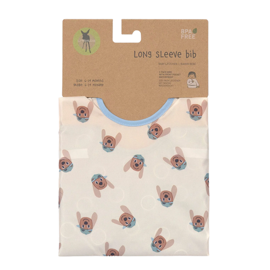 Lassig Tiny Team 2'li Uzun Kollu Mama Önlüğü Köpek Temalı