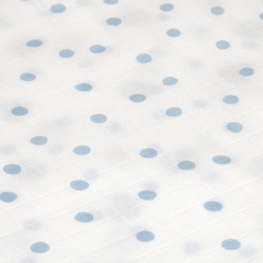 Lassig Tiny Team 3'lü Ultra Yumuşak Dokulu Müslin Örtü Seti 80 x 80cm Pale Blue