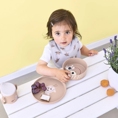 Lassig Tiny Team 5'li Mama Önlüğü Kedi Temalı