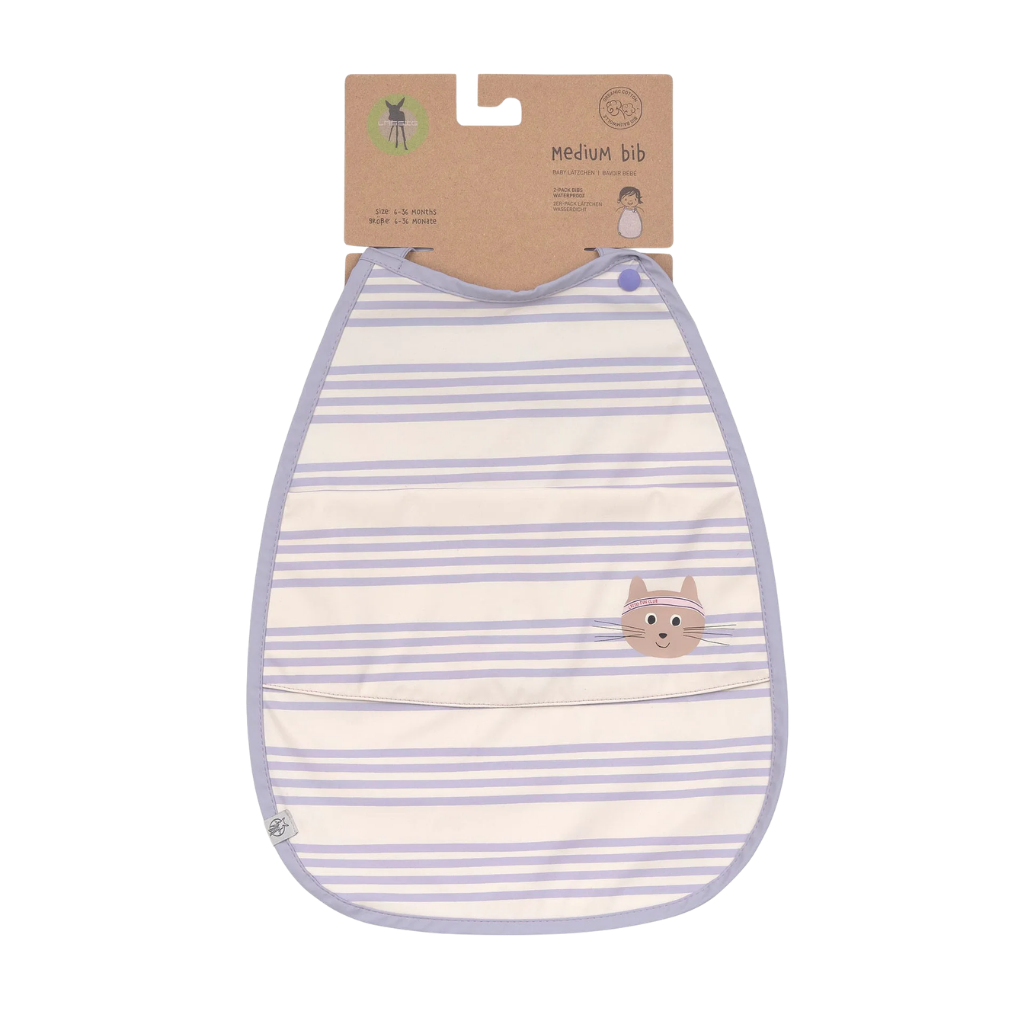 Lassig Tiny Team Cepli Mama Önlüğü Kedi Temalı
