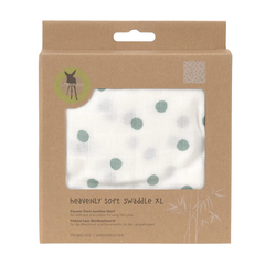 Lassig Tiny Team Ultra Yumuşak Müslin Örtü 120 x 120cm Granite Green