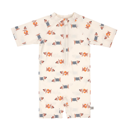Lassig UV Korumalı Mayo Beach Dog Orange Dark Sea