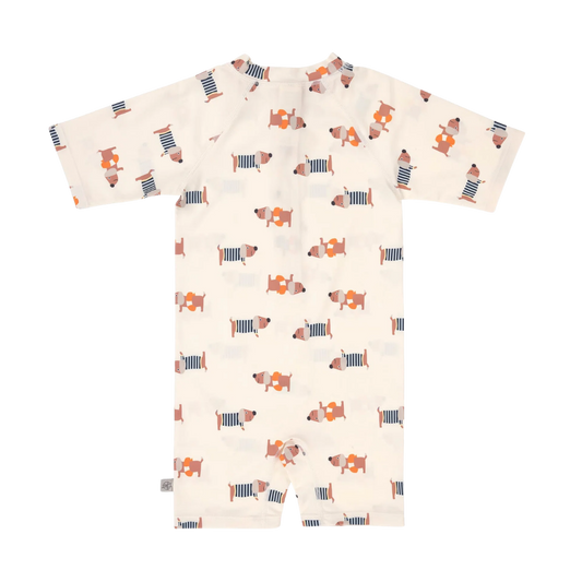 Lassig UV Korumalı Mayo Beach Dog Orange Dark Sea