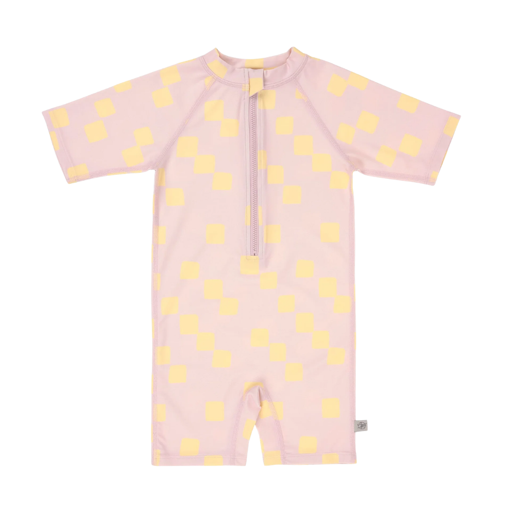 Lassig UV Korumalı Mayo Checkerboard Pale Pink Yellow