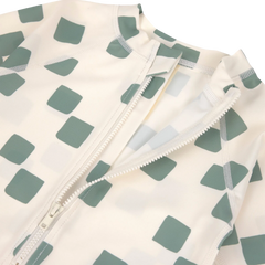 Lassig UV Korumalı Mayo Checkerboard Sea Salt Green