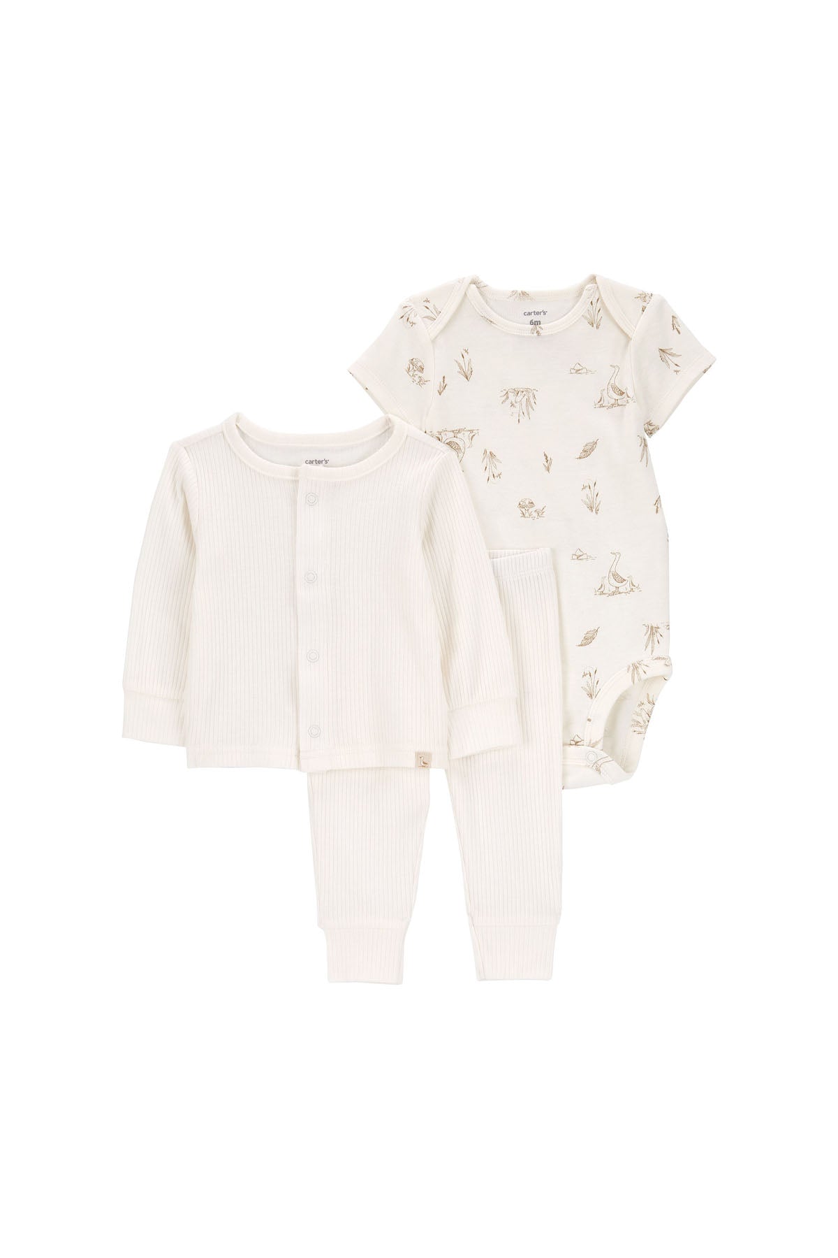 Layette Bebek 3'lü Hırkalı Set