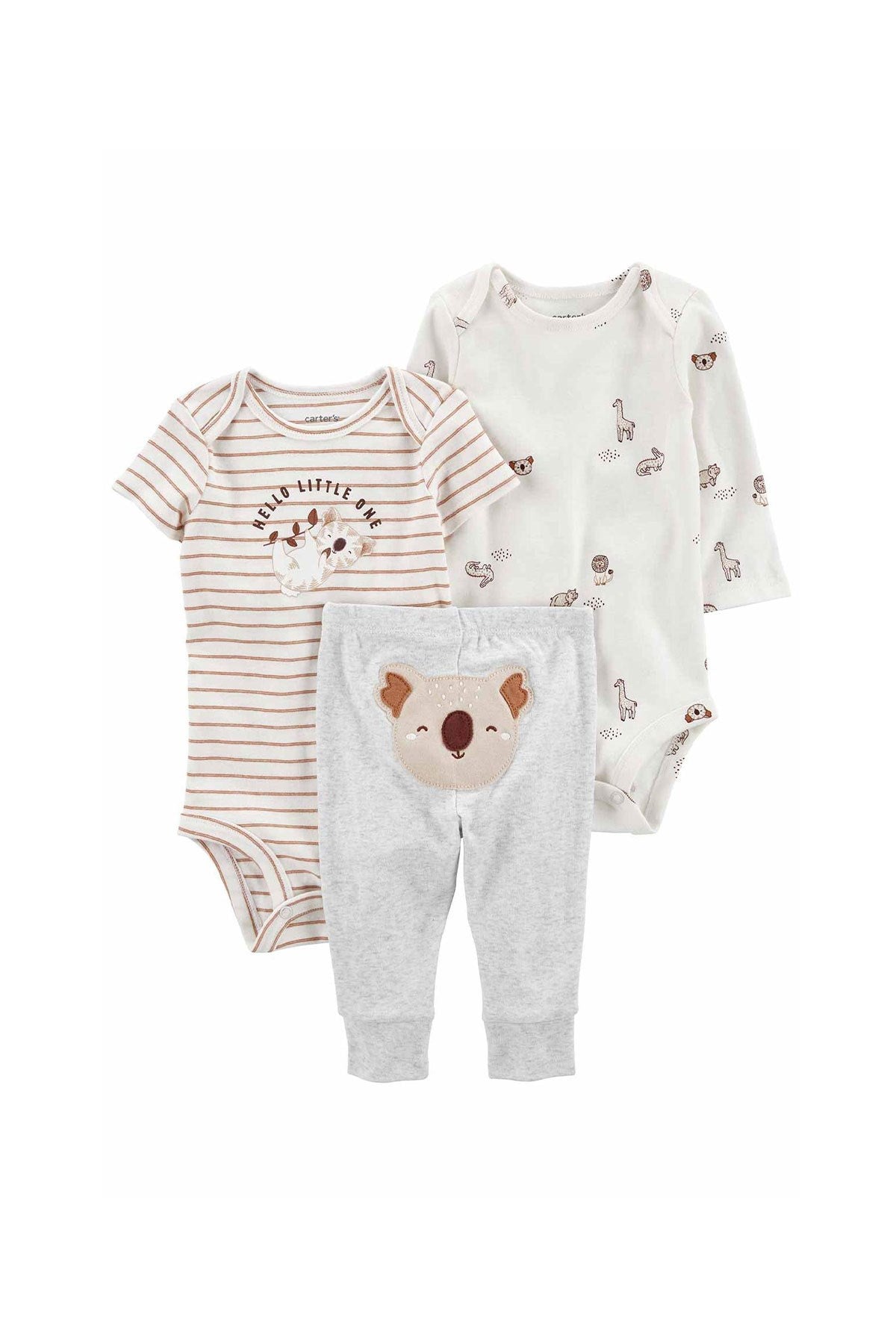 Layette Bebek 3lü Body Pantolon Set