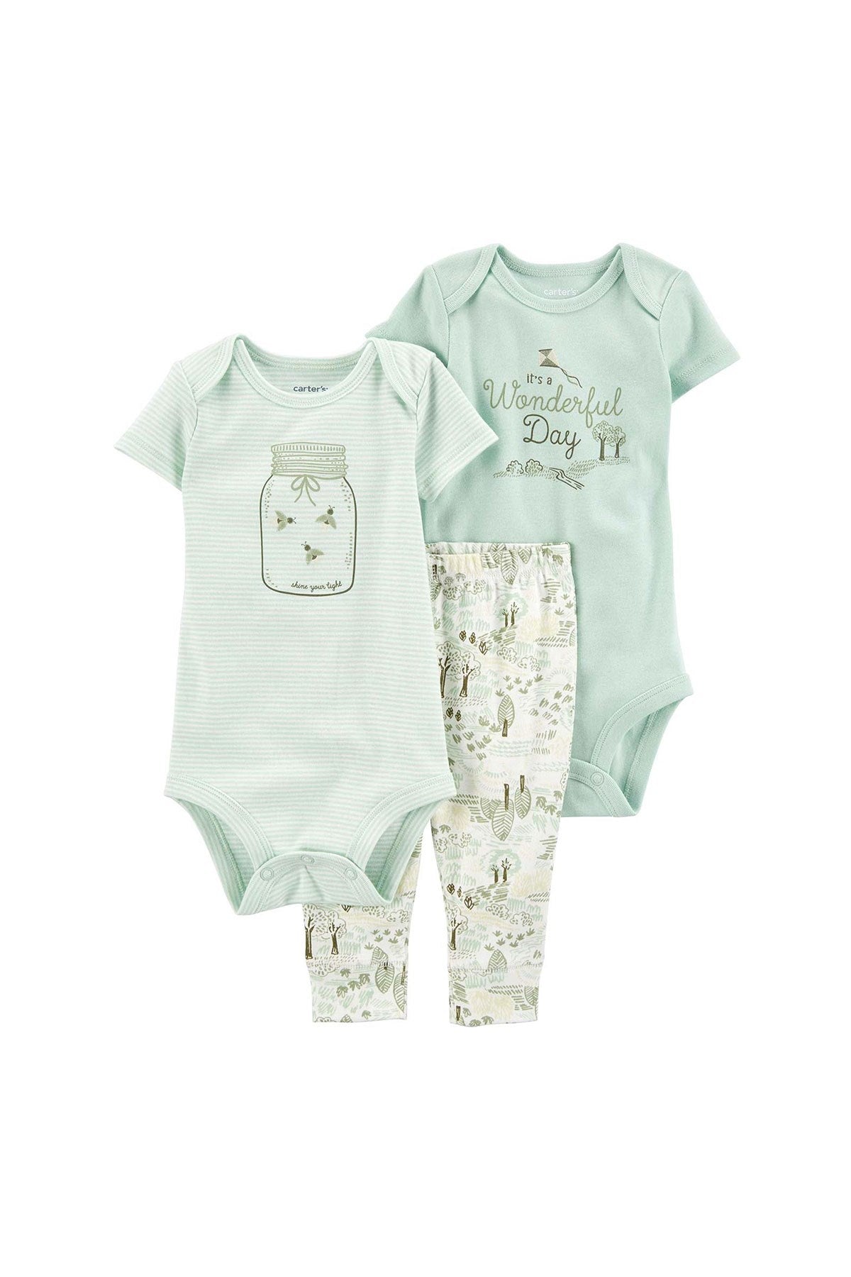 Layette Bebek 3lü Body Pantolon Set