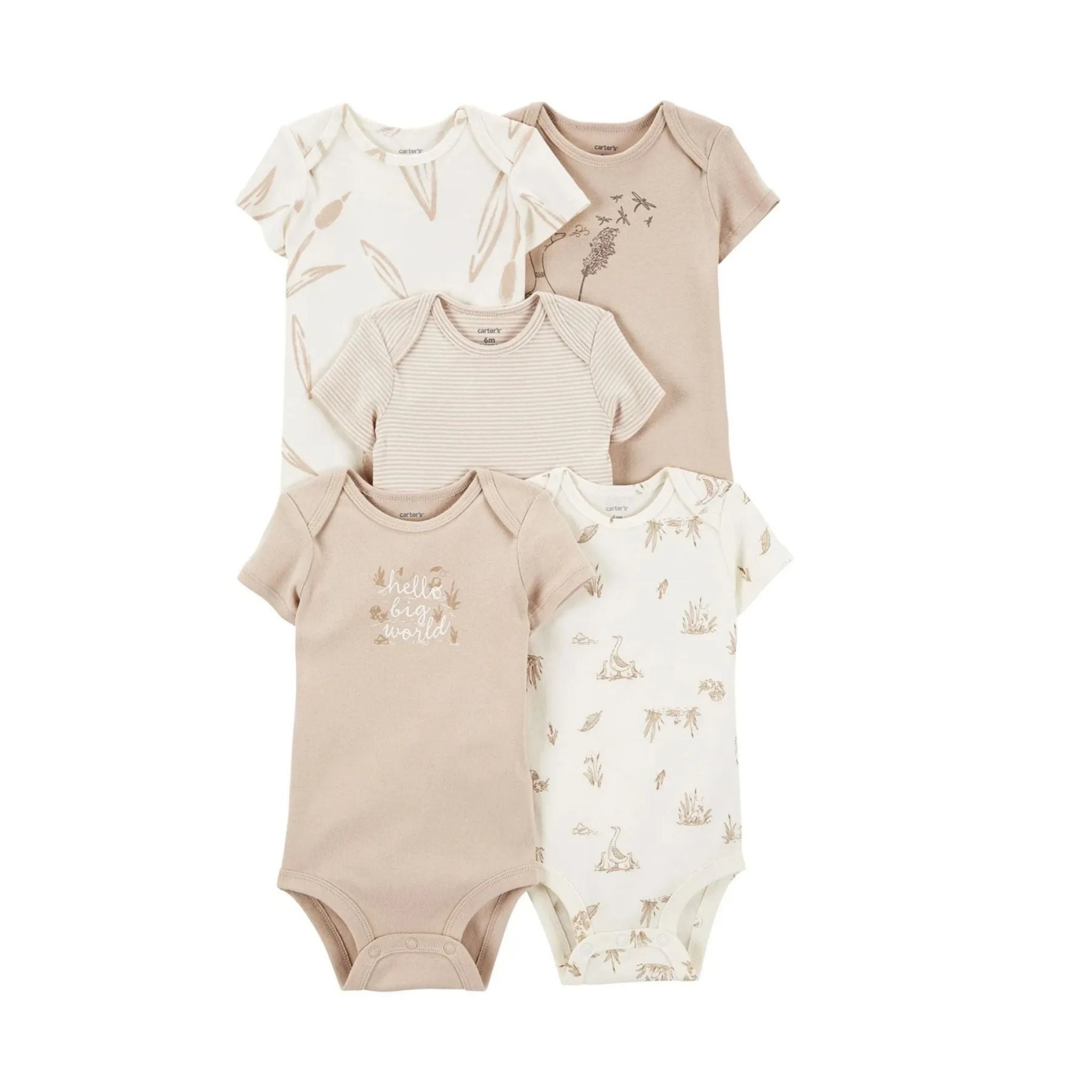 Carter's Layette Bebek 5'li Body Set