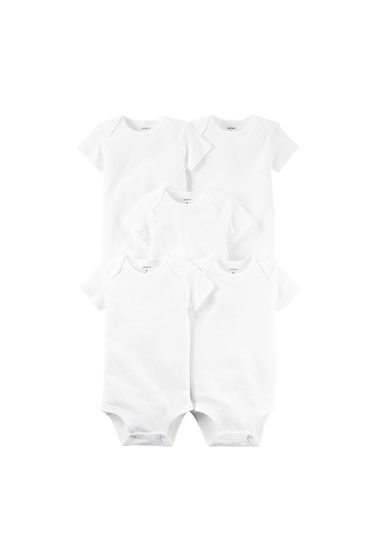 Layette Bebek 5li Beyaz Body - SS