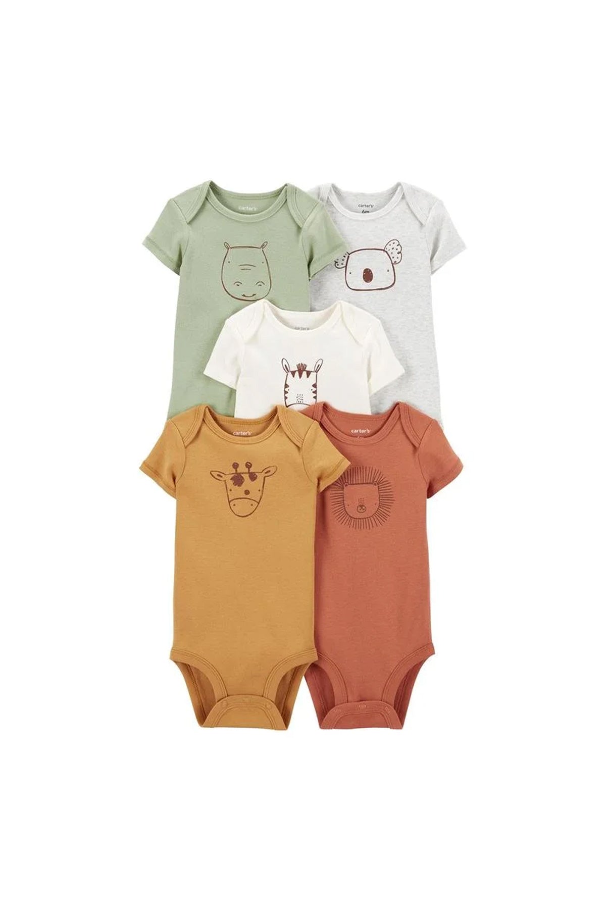 Layette Bebek 5Li Kısa Kollu Body