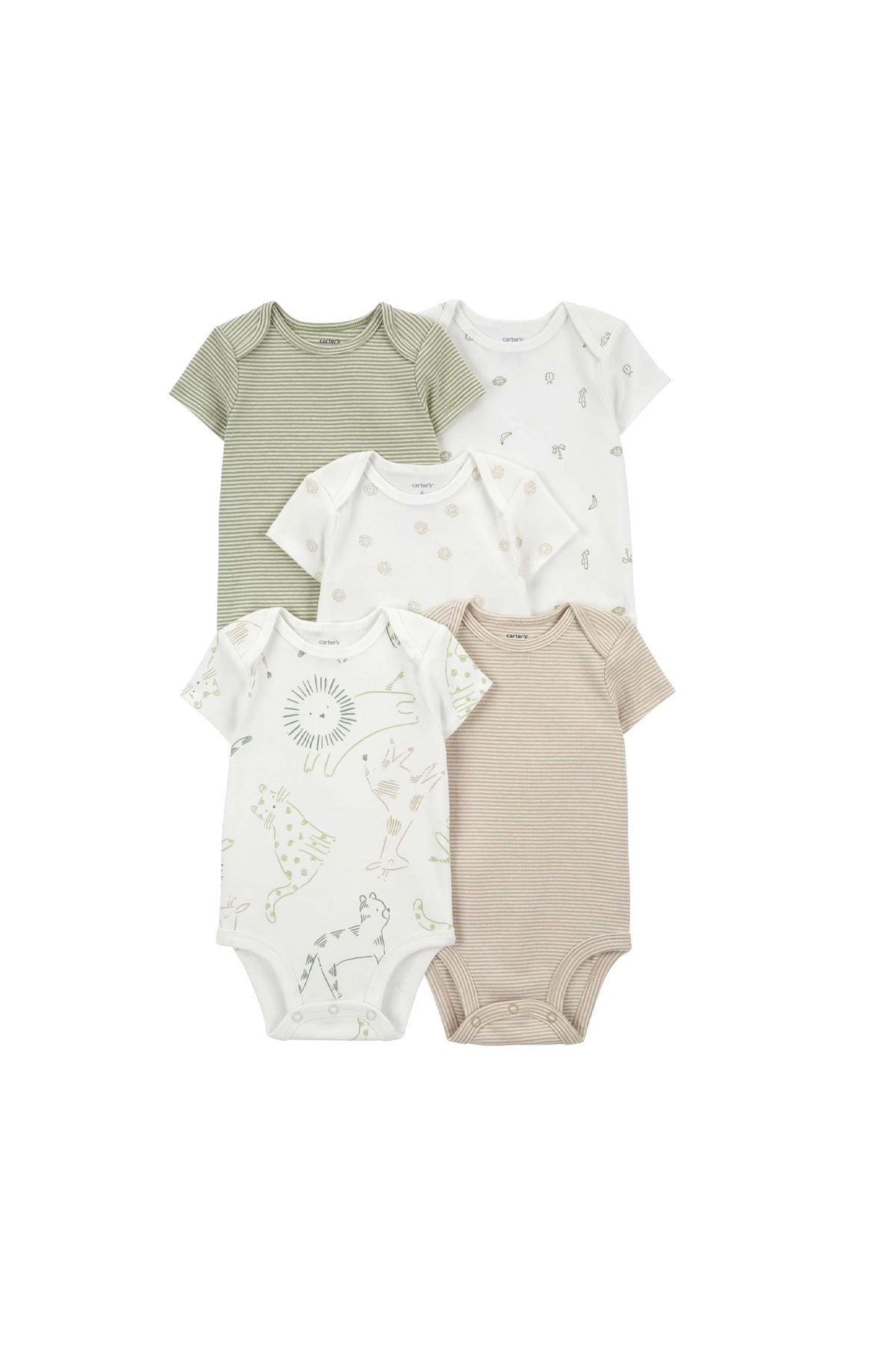 Layette Bebek 5Li Kısa Kollu Body