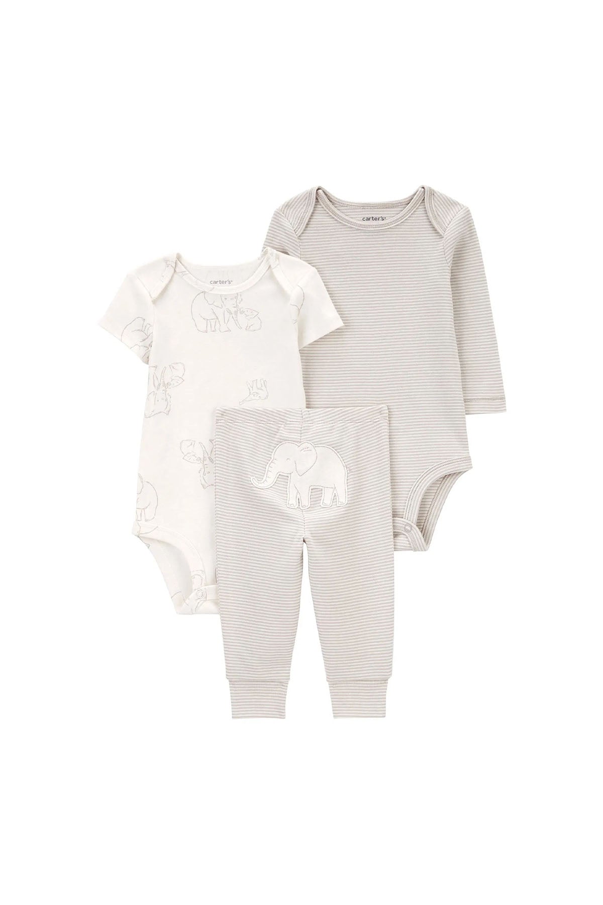 Layette Bebek Body Pantolon Set 3'lü Paket