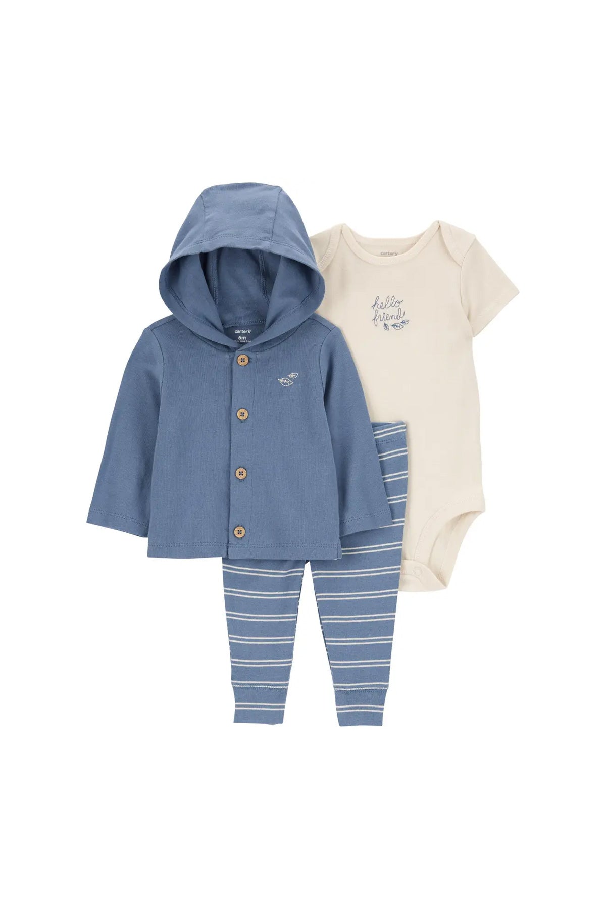 Carter's Layette Erkek Bebek 3'lü Hırkalı Set