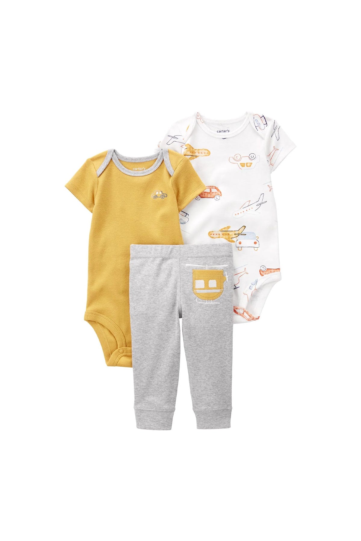 Layette Erkek Bebek 3Lü Set