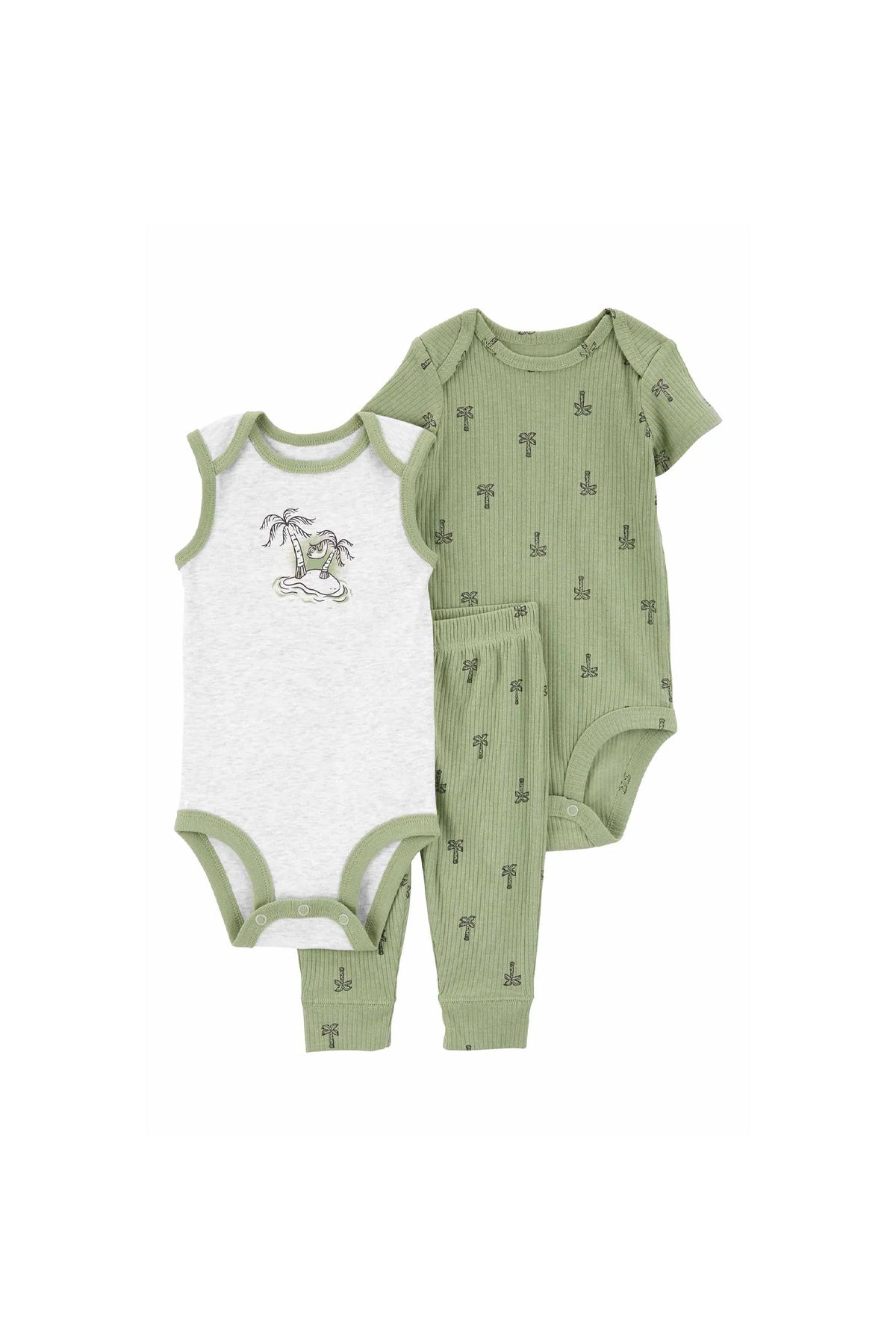 Layette Erkek Bebek 3Lü Set