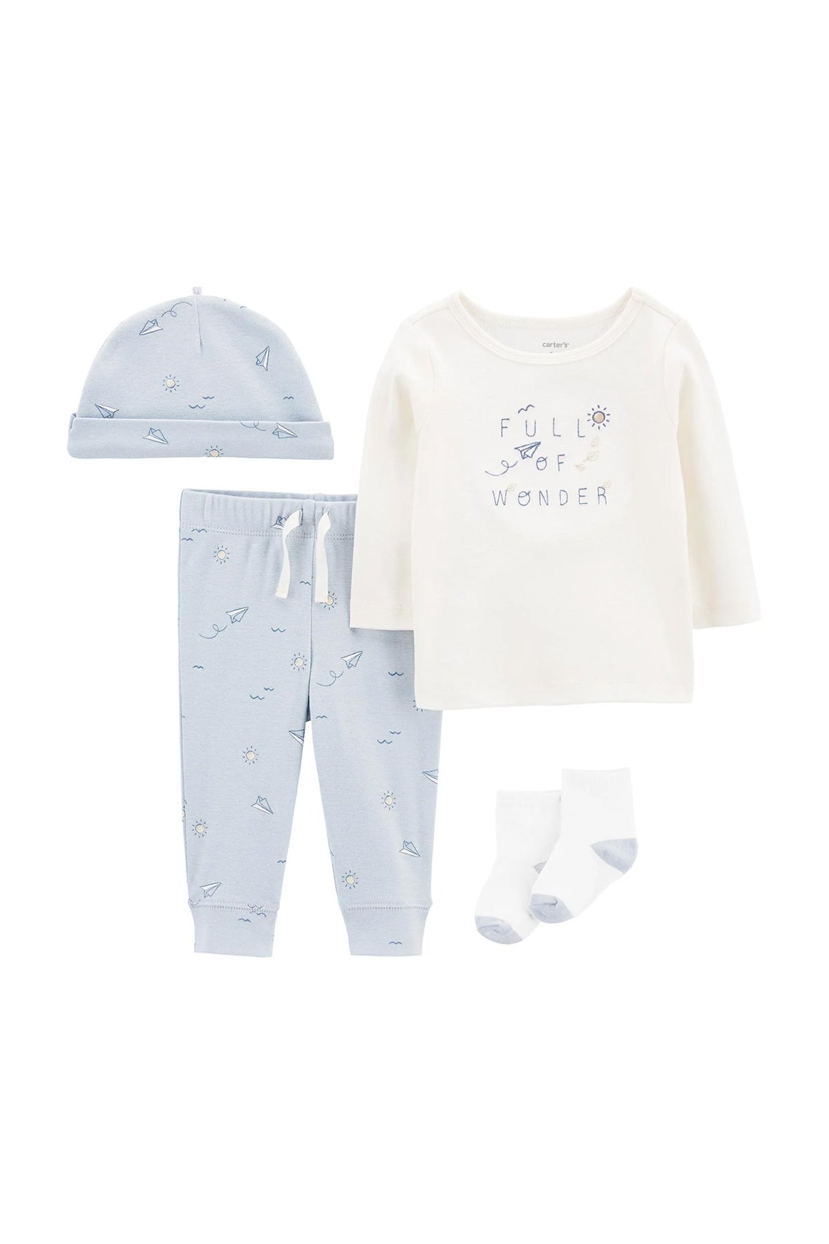 Layette Erkek Bebek 4Lü Set