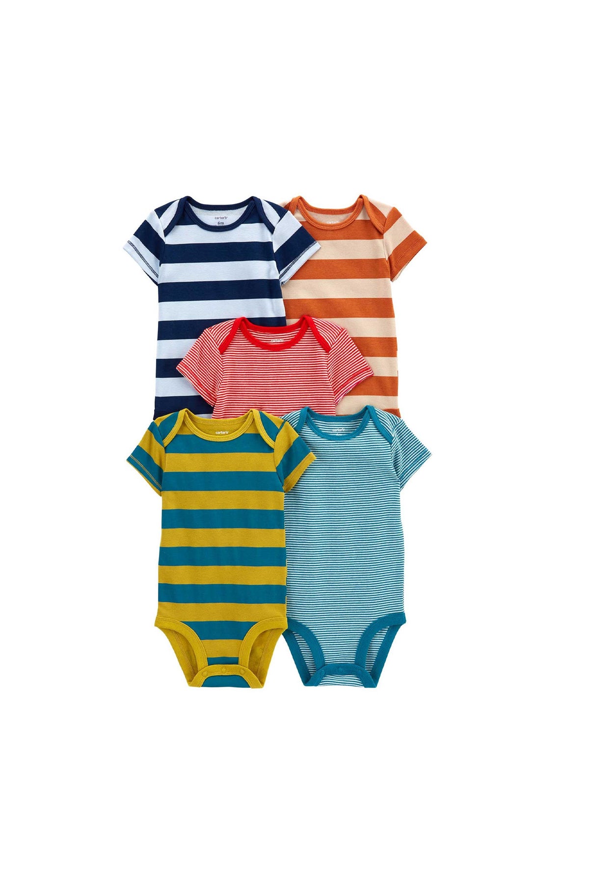 Layette Erkek Bebek 5'li Body Set