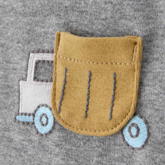 Carter's Layette Erkek Bebek 5’li Kısa Kollu Body Zıbın Seti