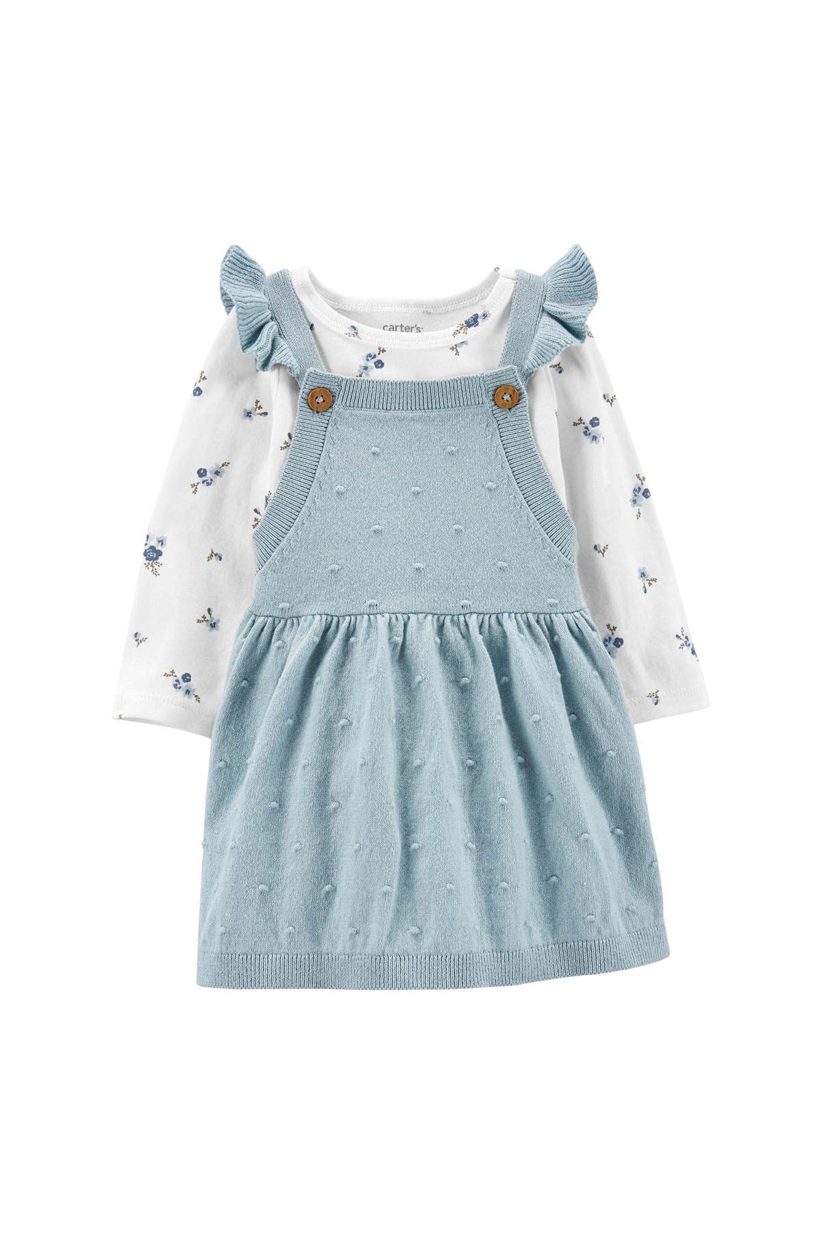 Layette Kız Bebek 2li Elbise Set