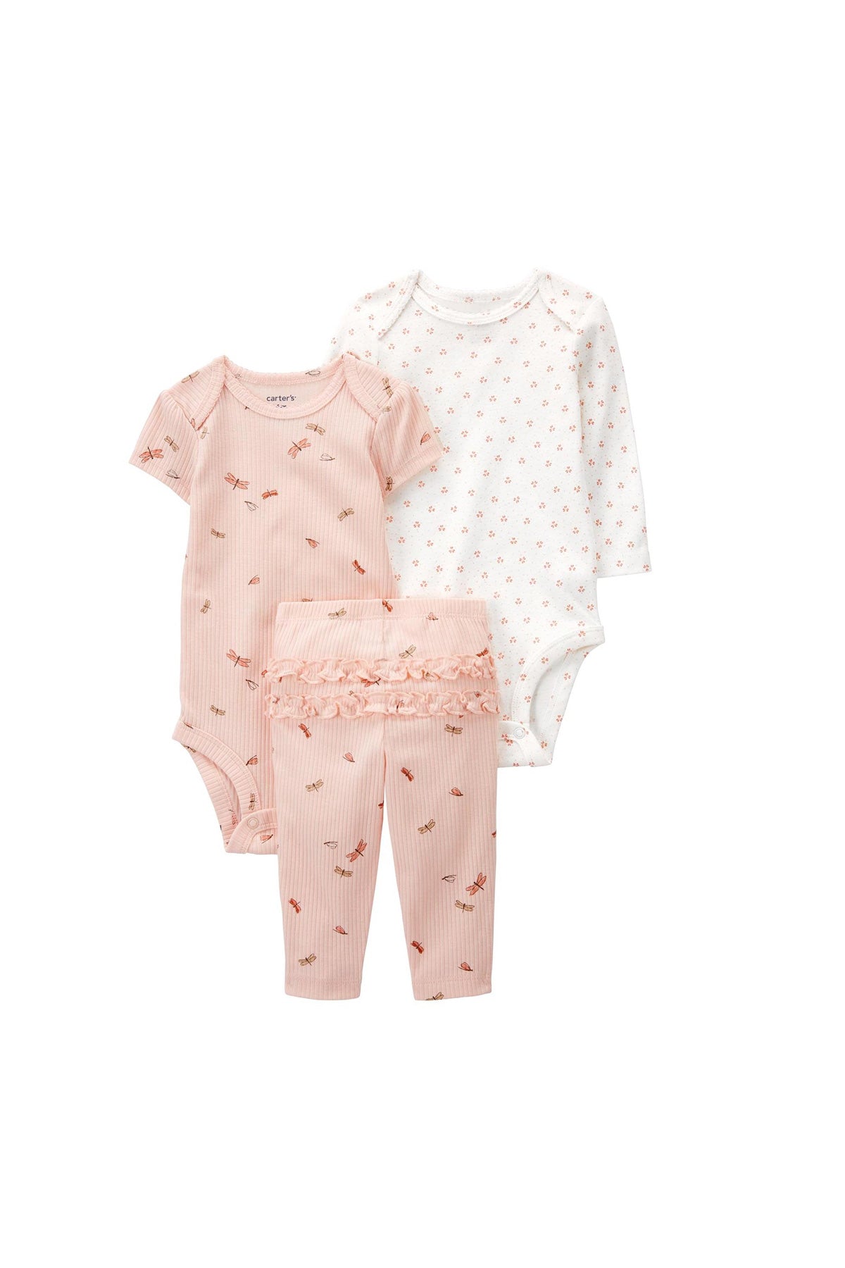 Layette Kız Bebek 3'lü Alt Üst Set