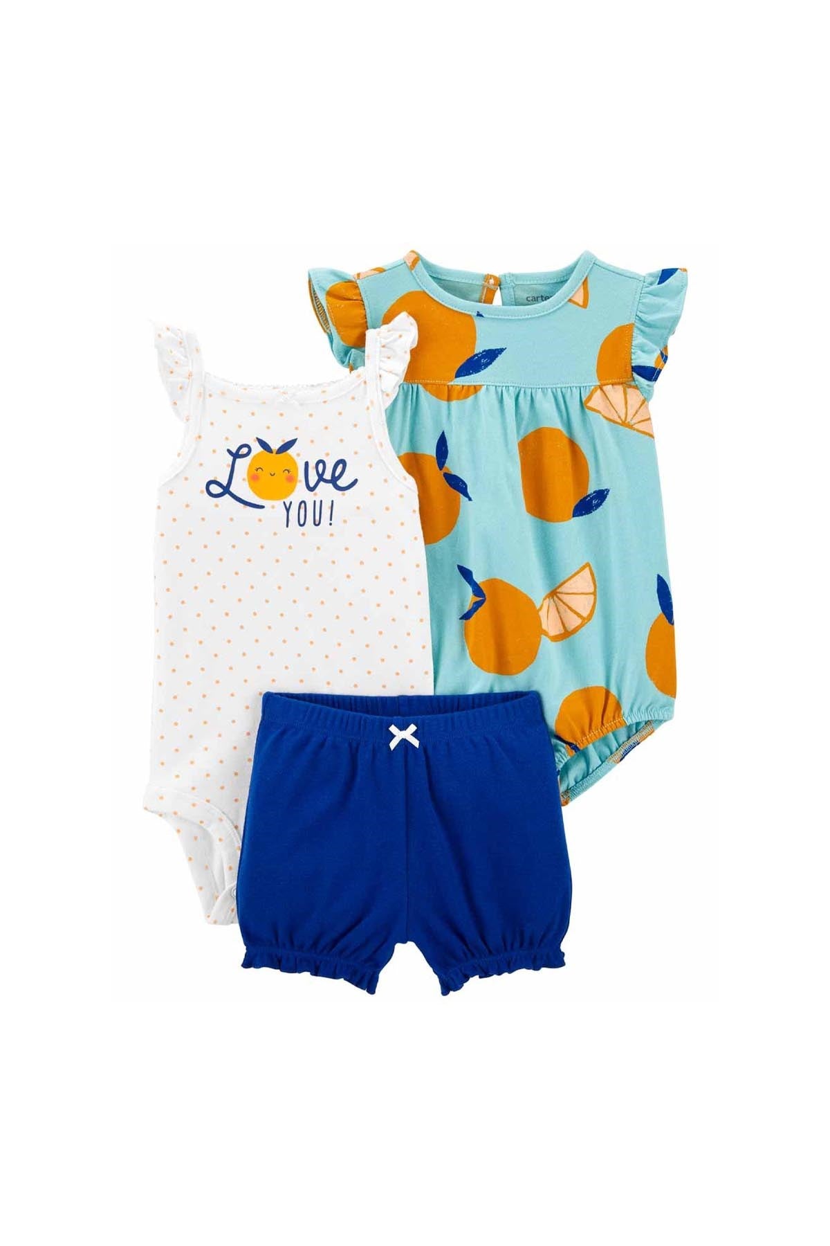 Layette Kız Bebek 3lü Set