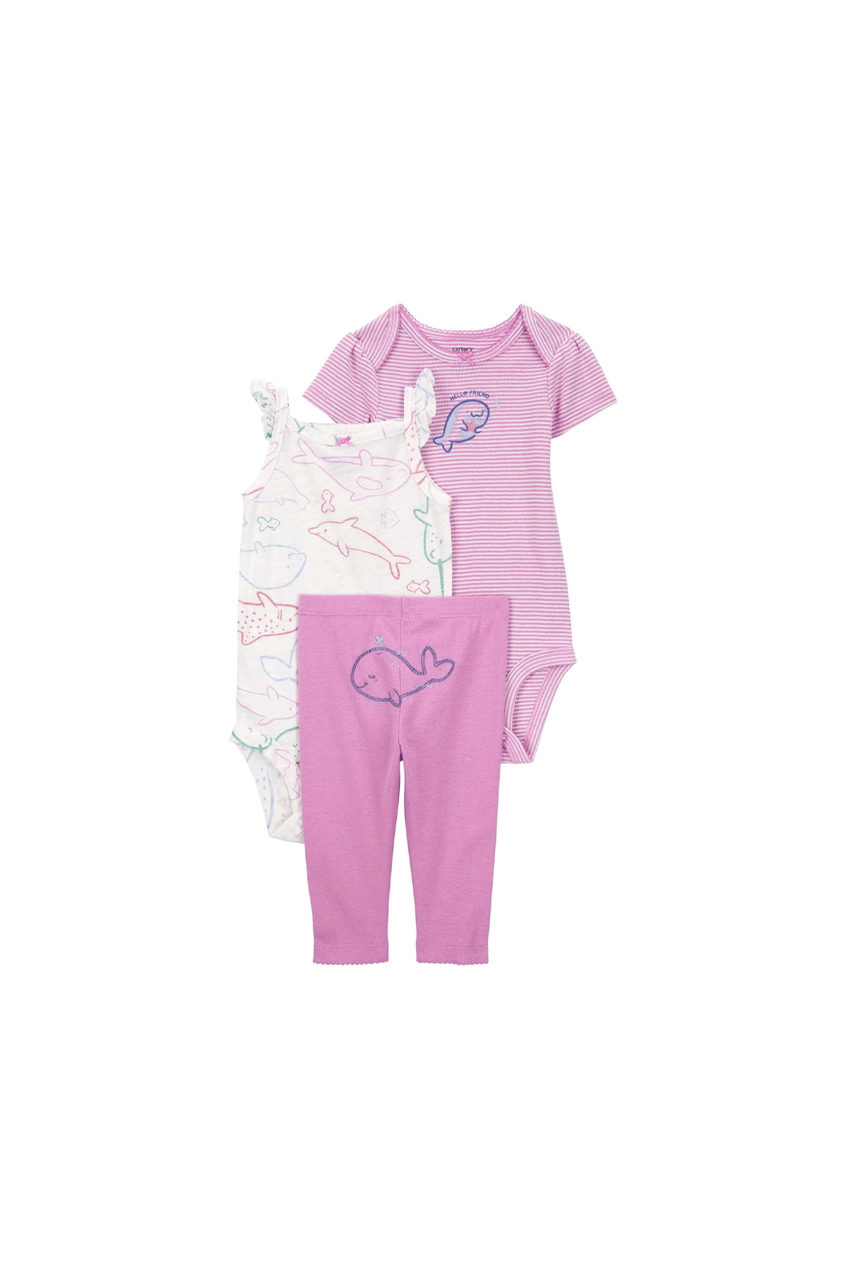 Layette Kız Bebek 3Lü Set