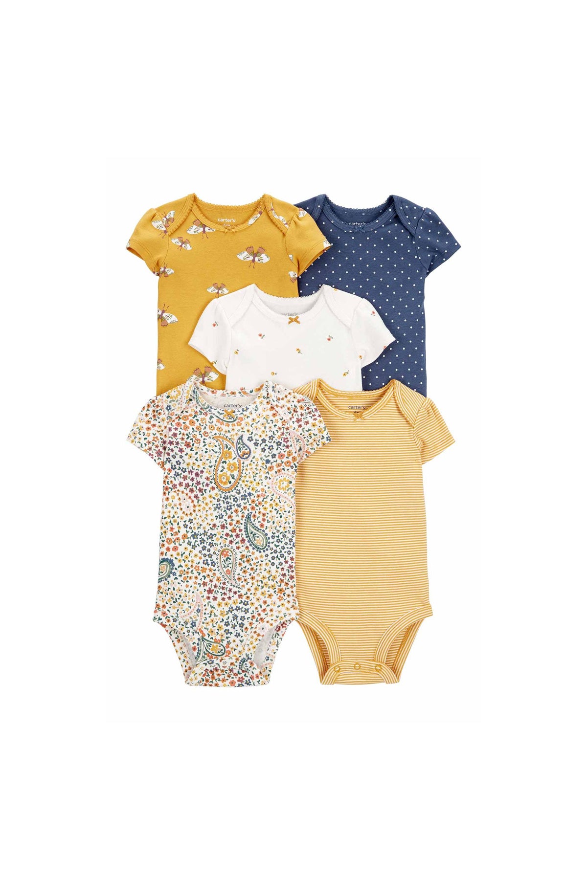 Layette Kız Bebek 5'li Body Set