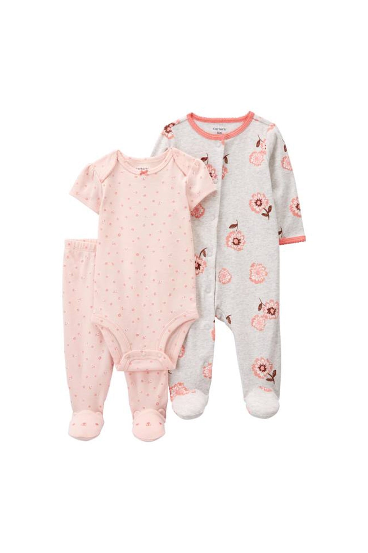 Layette Kız Bebek Tulumlu Set