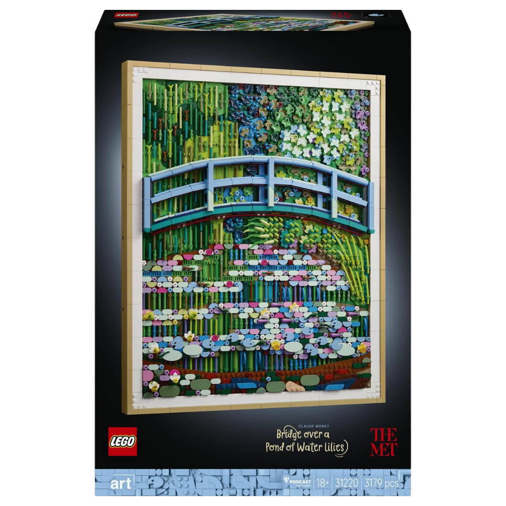 Lego Art Claude Monet Nilüfer Gölü Üzerinde Köprü 31220