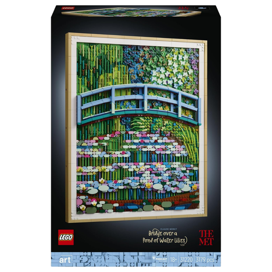 Lego Art Claude Monet Nilüfer Gölü Üzerinde Köprü 31220