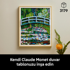 Lego Art Claude Monet Nilüfer Gölü Üzerinde Köprü 31220