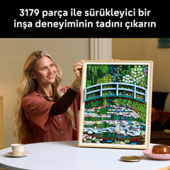 Lego Art Claude Monet Nilüfer Gölü Üzerinde Köprü 31220