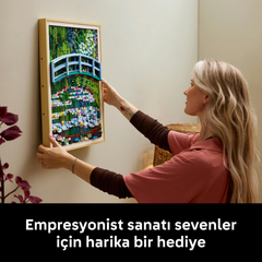 Lego Art Claude Monet Nilüfer Gölü Üzerinde Köprü 31220