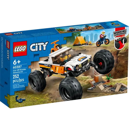 Lego City 4x4 Arazi Aracı Maceraları 60387 Yapım Seti (252 Parça)