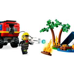 Lego City 4x4 Kurtarma Botlu İtfaiye Kamyonu 60412 Yapım Seti (301 Parça)